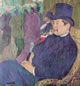 35 Toulouse-Lautrec - Leon Delaporte al Jardin de Paris