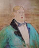 44 Toulouse-Lautrec - ritratto di Oscar Wilde