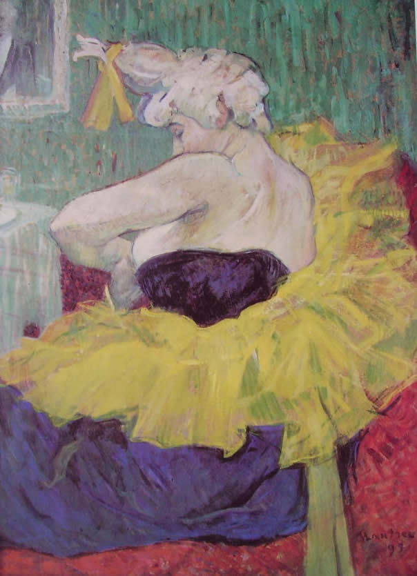 Toulouse-Lautrec: Cha-U-Kao in camerino