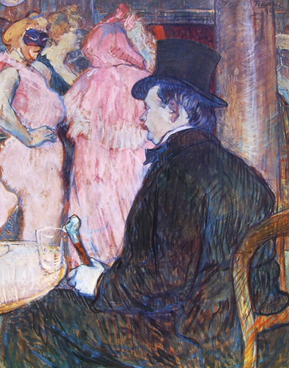 Toulouse-Lautrec: Maxime Detomas al ballo dell'Opera