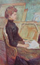 8 Toulouse-Lautrec - modella nello studio - Helene Vary