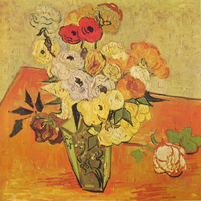 Vincent van Gogh: Vaso con rose