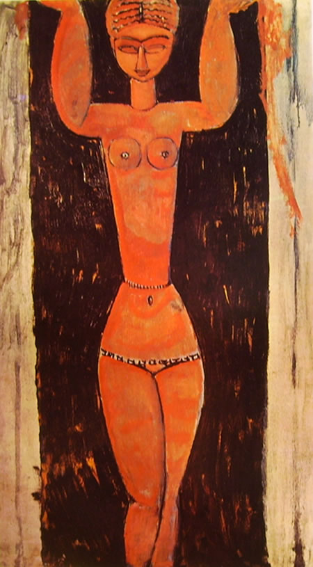 Amedeo Modigliani: Cariatide in piedi