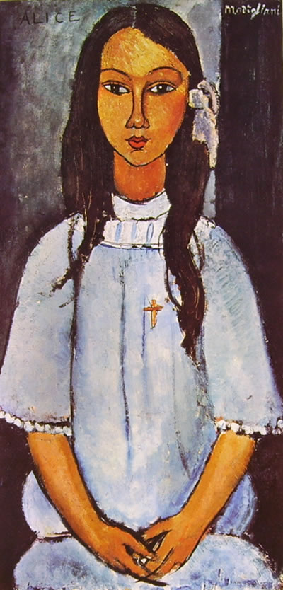 Amedeo Modigliani: Ritratto di Alice