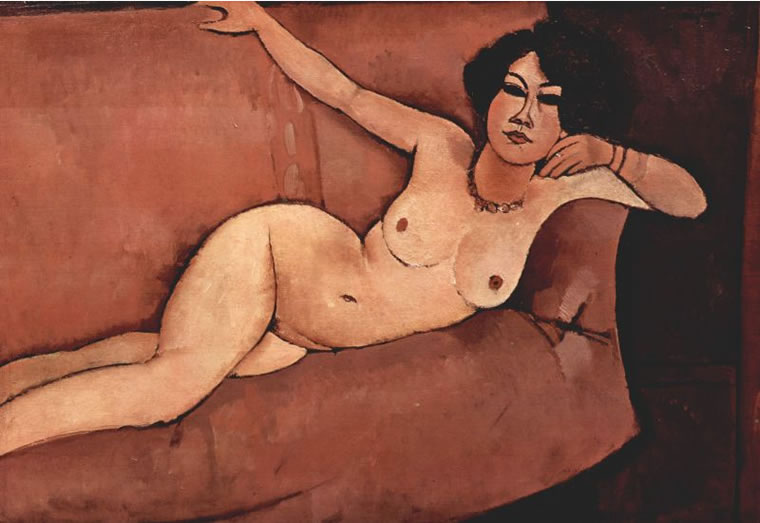 Amedeo Modigliani: Nudo sul divano (Almaisa)