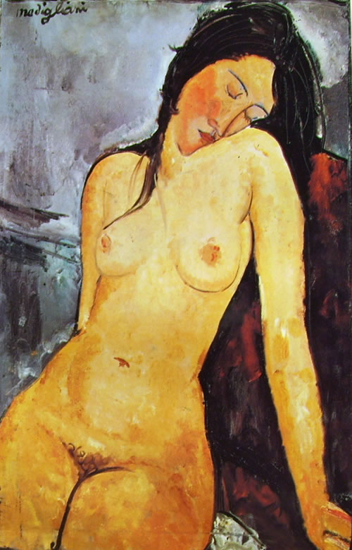 Amedeo Modigliani: Nudo seduto (Courtauld Institute Gallerie)