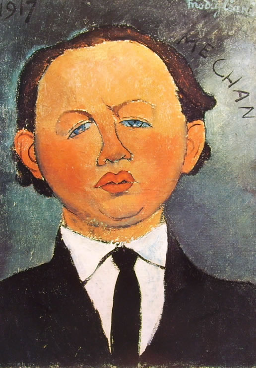 Amedeo Modigliani: Ritratto di Mechan