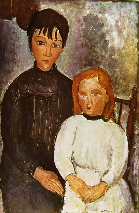 Amedeo Modigliani: Due bambine