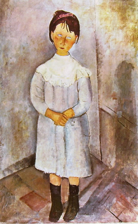 Amedeo Modigliani: Bambina in azzurro