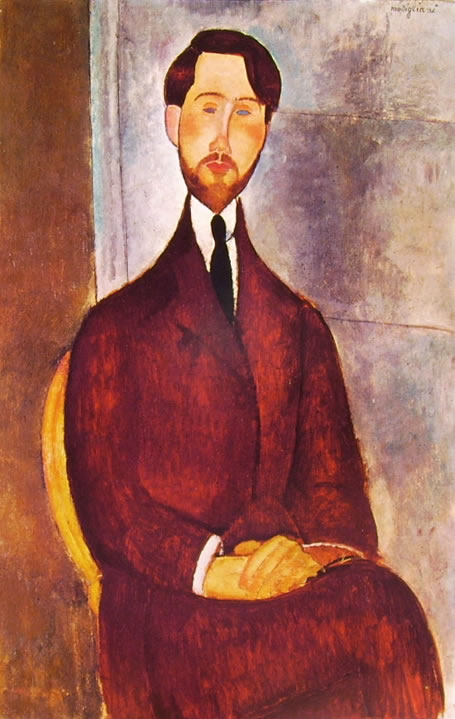 Amedeo Modigliani: Ritratto di Leopoldo Zborowski seduto