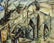 quadri dei grandi pittori dalla F alla M - Feininger Lyonel: Ponte II