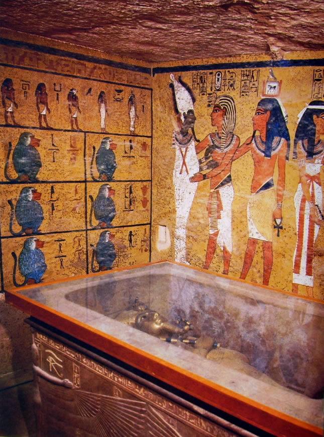 Tomba di Tutankhamen (KV62): il sarcofago