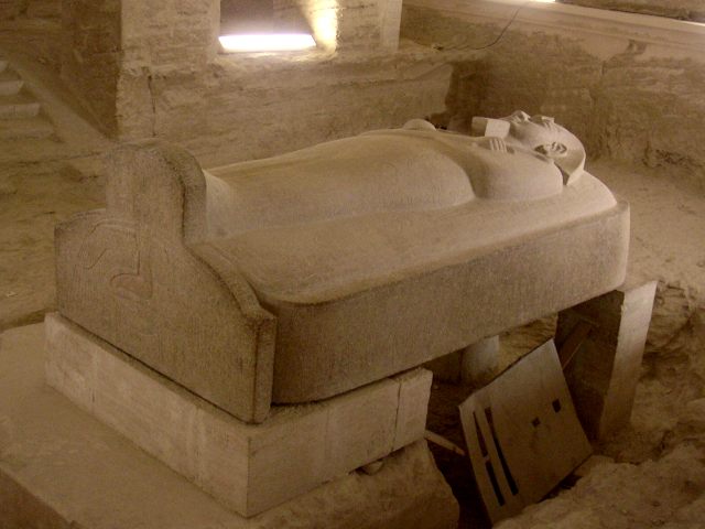 sarcofago tomba di Merenptah,
