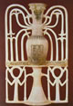 18 antichi egizi - Porta unguenti di alabastro