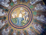 Mosaici della cupola del Battistero degli Ariani