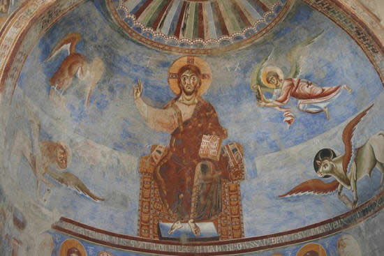 Il Cristo Pantocratore, basilica benedettina Sant’Angelo in Formis