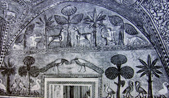 Interno del Palazzo Reale di Palermo Figurazioni allegoriche e scene di caccia
