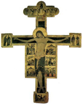 Croce dipinta su pergamena: Museo civico di Pisa