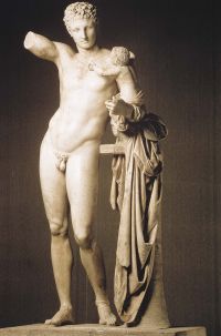 Hermes con Dioniso fanciullo di Prassitele