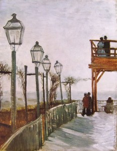 Vincent van Gogh: Terrazza del mulino de la Galette, Chicago, Art Institute.