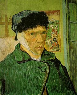Autoritratto di Vincent Van Gogh, 1889,