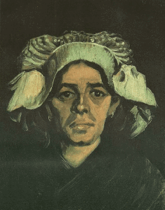 Vincent van Gogh: Contadina, ritratto di Giordina de Groot” , marzo 1885, 43 x 33,5 cm. Amsterdam, Rijksmuseum.