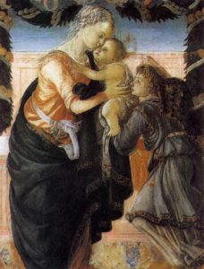 Madonna col Bambino e un angelo, 1465-1467, tempera su tavola