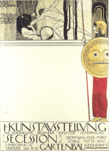 Gustav Klimt: Manifesto realizzato per la rivista Ver Sacrum