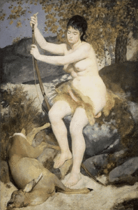 Renoir: Diana cacciatrice, 1867