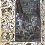 Annunciazione ai pastori, miniatura tratta dal Libro d'Ore 470, della Biblioteca Trivulziana a Milano