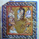 Sette medici, tratto dal Codex Aniciae Julianae (intorno alla prima metà del VI secolo)